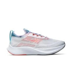 Nike Women’s Zoom Fly 4 (100 -White/Team Orange/Lilac/Laser Blue)