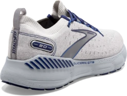 BROOKS Men’s Glycerin Stealthfit GTS 20 (081 - Oyster/Alloy/Blue Depths) -Sneaker Hub Shop 03318515 40EB 47E2 9742 E32D5B041EC8