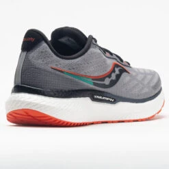 Saucony Triumph 19 Men's Alloy/Fire -Sneaker Hub Shop 046948 6