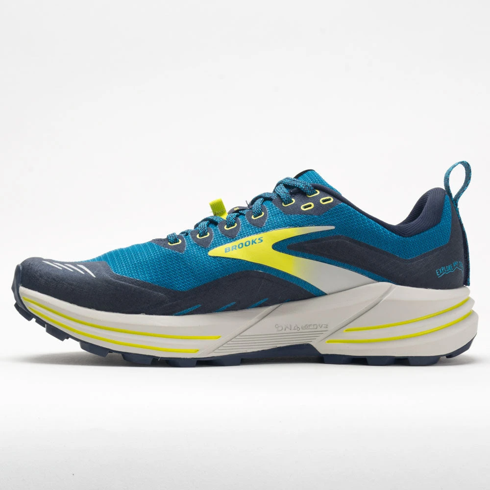 Brooks Cascadia 16 Men's Mykonos Blue/Peacoat/Lime 4 Brooks Cascadia 16 Men's Mykonos Blue/Peacoat/Lime - Image 2