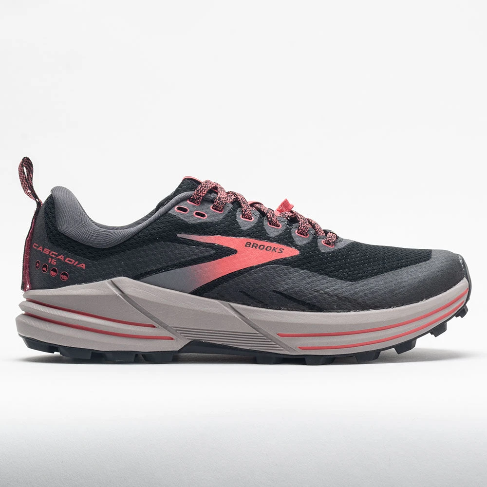 Brooks Cascadia 16 GTX Women's Black/Blackened Pearl/Coral 3 Brooks Cascadia 16 GTX Women's Black/Blackened Pearl/Coral