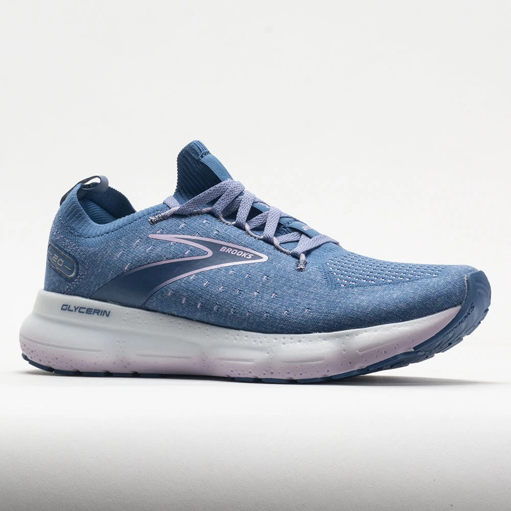 Brooks Glycerin Stealthfit 20 Women's Blue/Pastel Lilac/White 7 Brooks Glycerin Stealthfit 20 Women's Blue/Pastel Lilac/White - Image 5