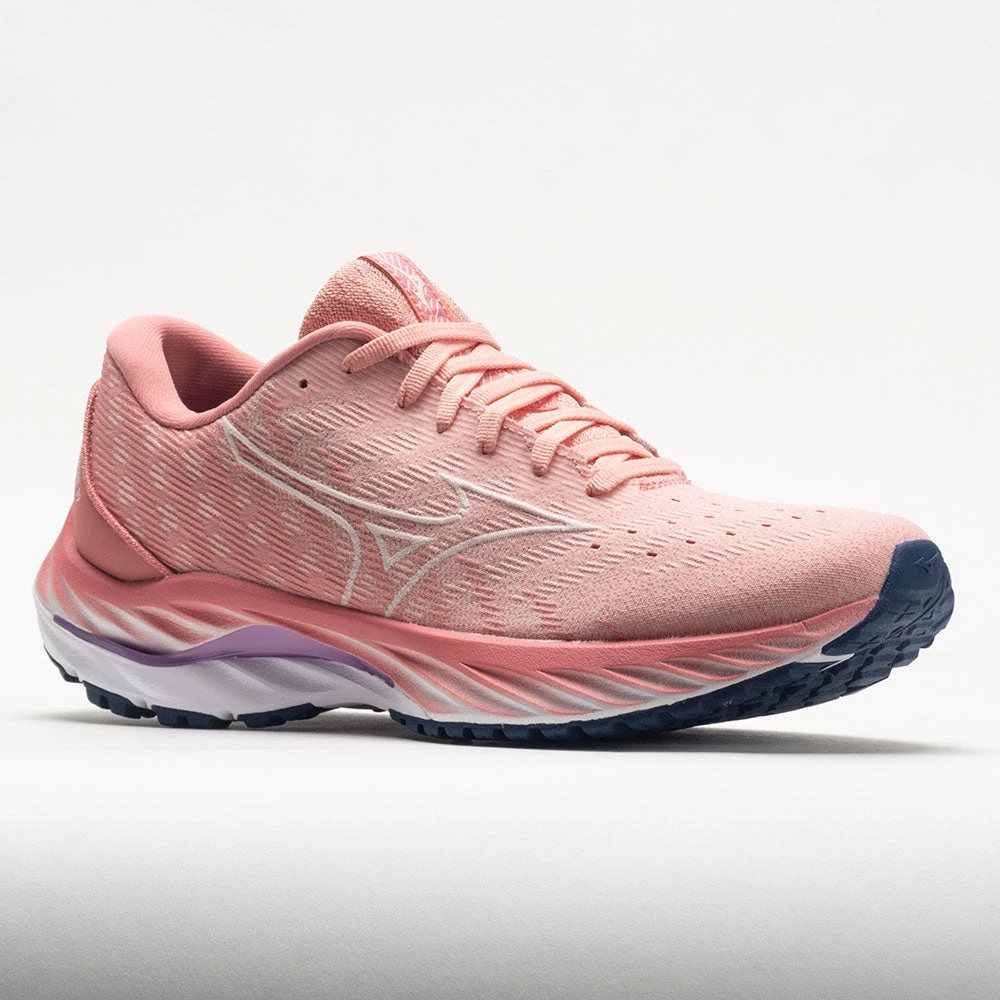 Mizuno Wave Inspire 19 Knit Women's Peach Bud/Vaporous Grey 7 Mizuno Wave Inspire 19 Knit Women's Peach Bud/Vaporous Grey - Image 5
