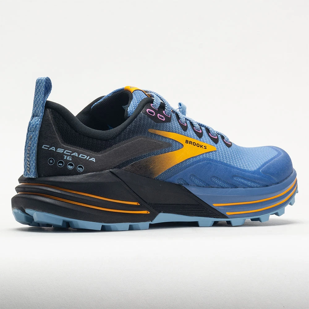 Brooks Cascadia 16 Women's Blue/Black/Yellow 8 Brooks Cascadia 16 Women's Blue/Black/Yellow - Image 6
