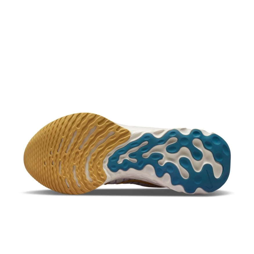 Nike Men’s React Infinity Run Flyknit 3 (141 - Sail/Rift Blue/Sail/Hot Curry) 8 Nike Men’s React Infinity Run Flyknit 3 (141 - Sail/Rift Blue/Sail/Hot Curry) - Image 6