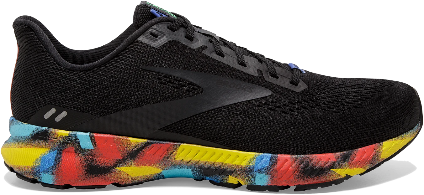 BROOKS Men's Launch 8 Victory Collection (016 - Black/Red/Blue) 3 BROOKS Men's Launch 8 Victory Collection (016 - Black/Red/Blue)