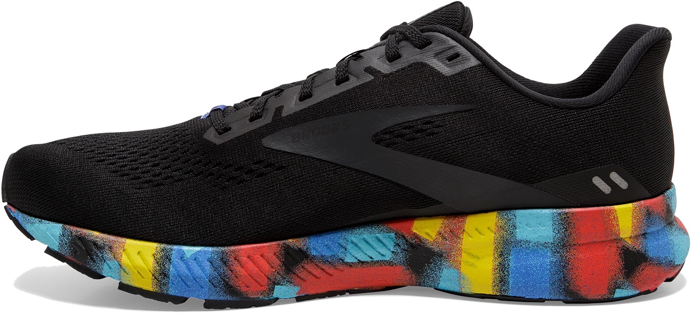 BROOKS Men's Launch 8 Victory Collection (016 - Black/Red/Blue) 4 BROOKS Men's Launch 8 Victory Collection (016 - Black/Red/Blue) - Image 2