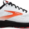 BROOKS Men's Launch 8 (198 - White/Black/Red Clay) -Sneaker Hub Shop 110358 198 L Launch 8