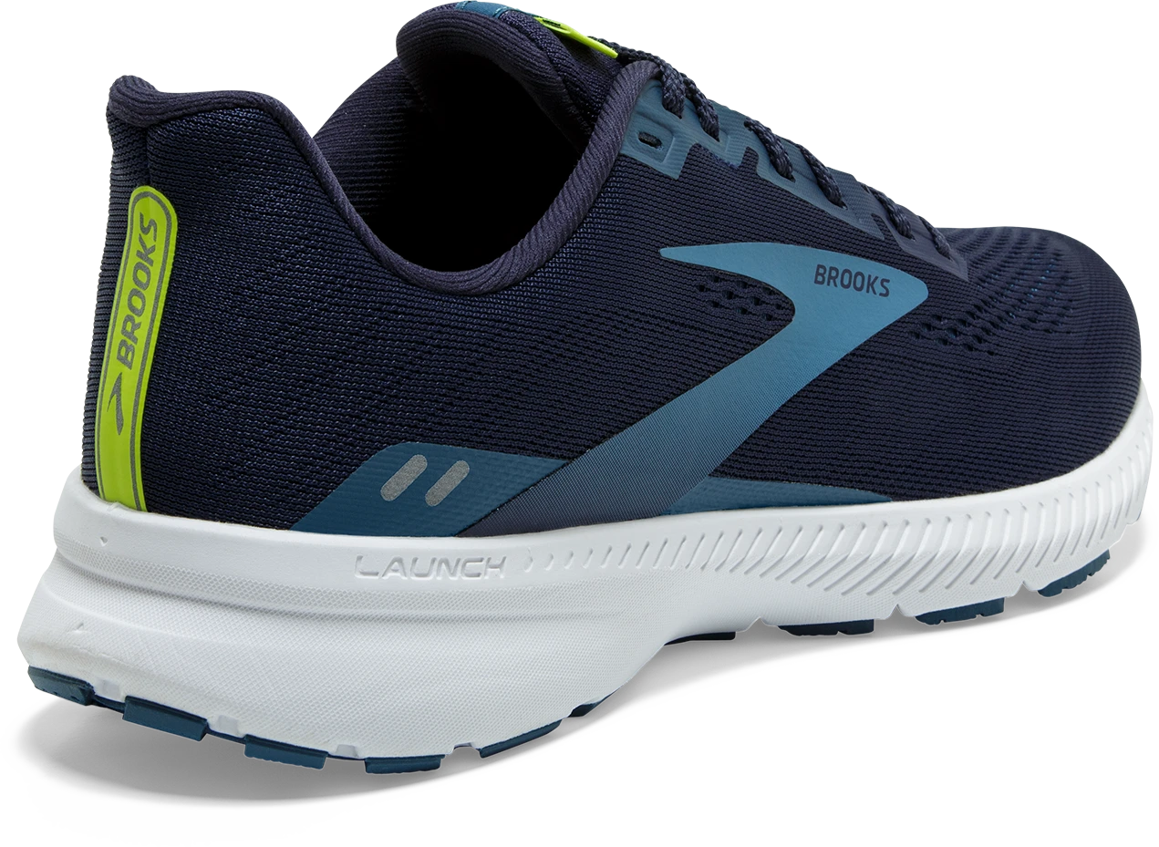 BROOKS Men's Launch 8 (490 - Peacoat/Legion Blue/Nightlife) 6 BROOKS Men's Launch 8 (490 - Peacoat/Legion Blue/Nightlife) - Image 4