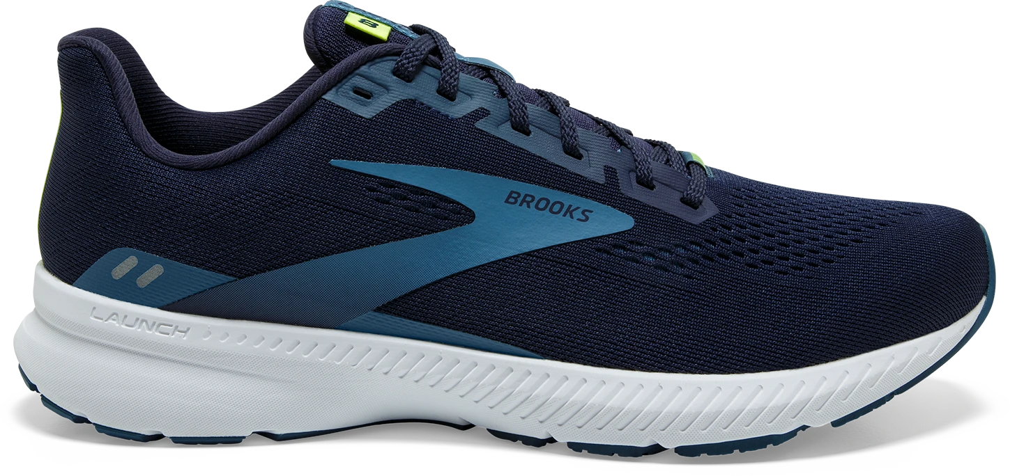 BROOKS Men's Launch 8 (490 - Peacoat/Legion Blue/Nightlife) 3 BROOKS Men's Launch 8 (490 - Peacoat/Legion Blue/Nightlife)