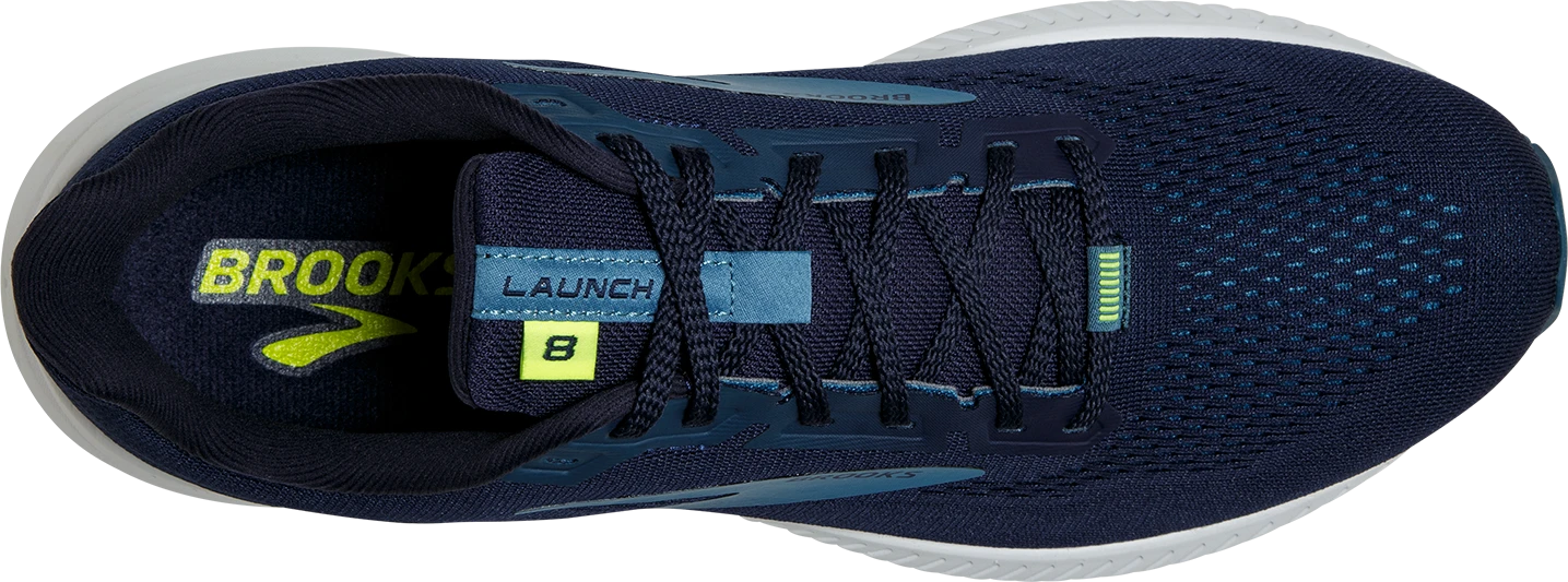 BROOKS Men's Launch 8 (490 - Peacoat/Legion Blue/Nightlife) 7 BROOKS Men's Launch 8 (490 - Peacoat/Legion Blue/Nightlife) - Image 5