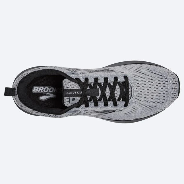 BROOKS Men's Levitate 5 (096 - Grey/Blackened Pearl/Black) 5 BROOKS Men's Levitate 5 (096 - Grey/Blackened Pearl/Black) - Image 3