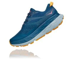 Hoka Women's Stinson ATR 6 (MBSF - Moroccan Blue/Saffron) -Sneaker Hub Shop 1110507 MBSF 4