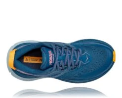 Hoka Women's Stinson ATR 6 (MBSF - Moroccan Blue/Saffron) -Sneaker Hub Shop 1110507 MBSF 5
