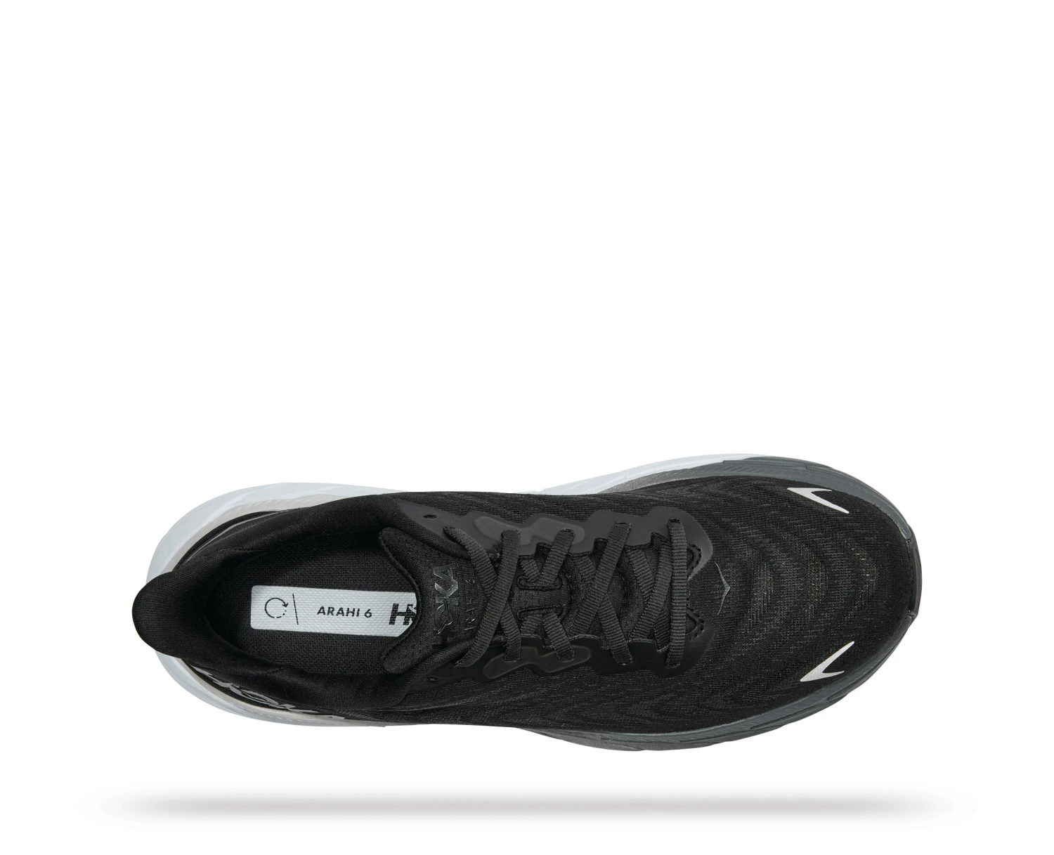 Hoka Men's Arahi 6 (BWHT - Black/White) 7 Hoka Men's Arahi 6 (BWHT - Black/White) - Image 5