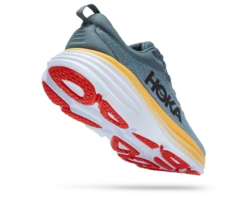 Hoka Men's Bondi 8 (GBMS - Goblin Blue/Mountain Spring) -Sneaker Hub Shop 1123202 GBMS 3