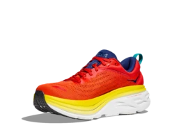 Hoka Men's Bondi 8 (RAFL - Red Alert/Flame) 16 Hoka Men's Bondi 8 (RAFL - Red Alert/Flame) -Sneaker Hub Shop 1123202 RAFL 3