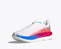 Hoka Men's Mach 5 (WFM - White/Flame) -Sneaker Hub Shop 1127893 WFM 3