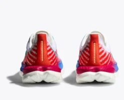 Hoka Men's Mach 5 (WFM - White/Flame) -Sneaker Hub Shop 1127893 WFM 5