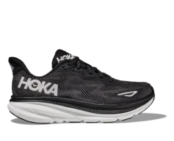 Hoka Men's Clifton 9 WIDE (BWHT - Black/White)