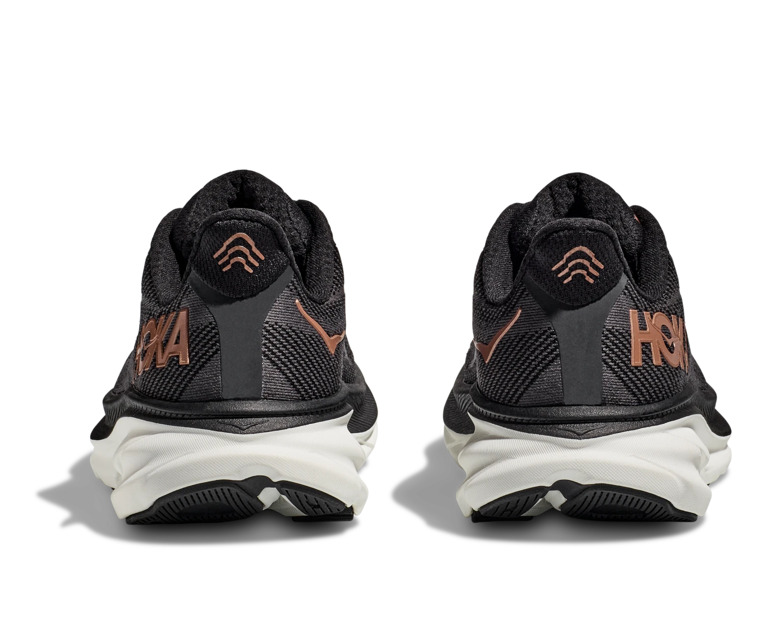 Hoka Women's Clifton 9 WIDE (BCPPR - Black/Copper) 8 Hoka Women's Clifton 9 WIDE (BCPPR - Black/Copper) - Image 6
