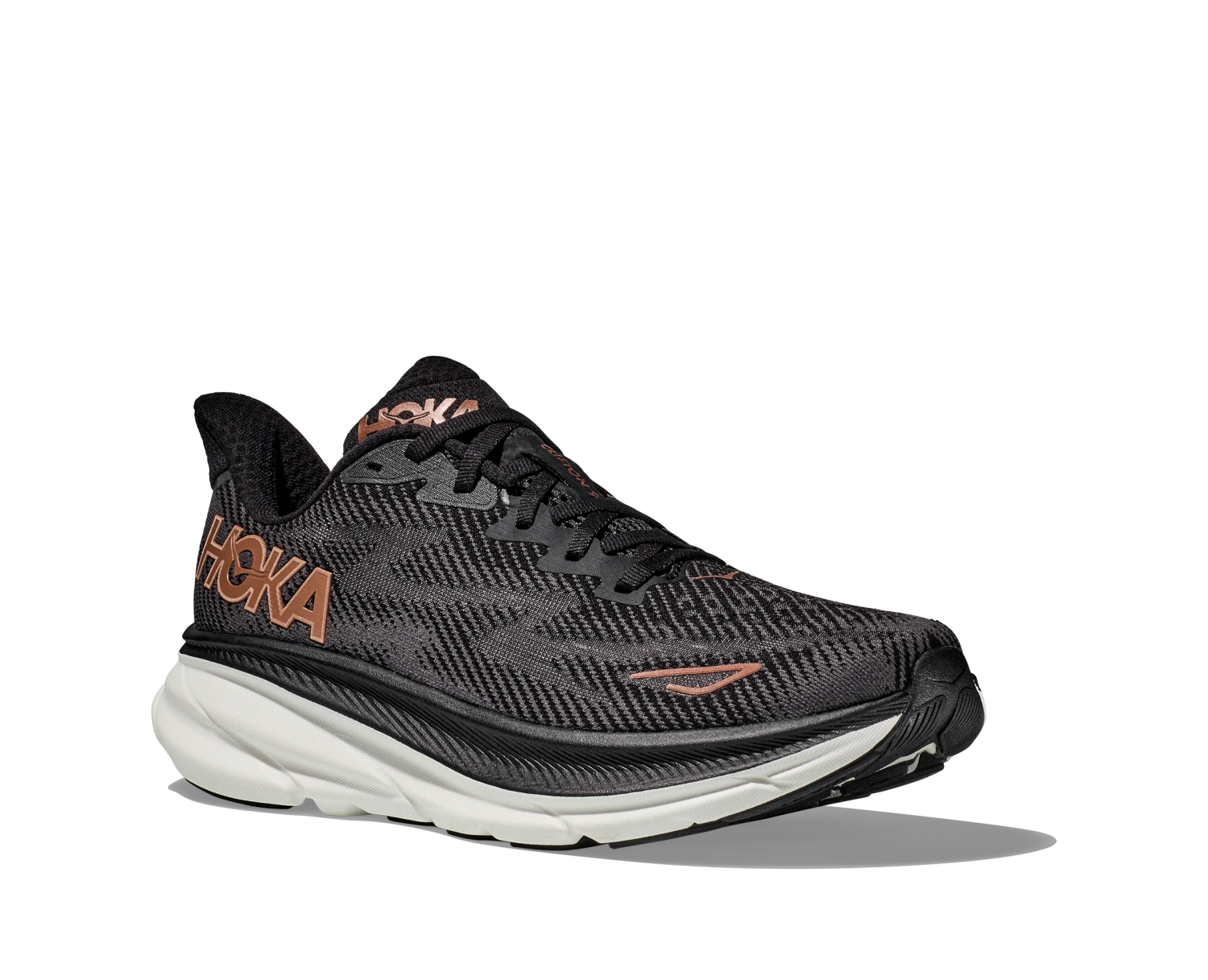 Hoka Women's Clifton 9 WIDE (BCPPR - Black/Copper) 5 Hoka Women's Clifton 9 WIDE (BCPPR - Black/Copper) - Image 3
