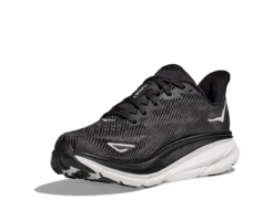 Hoka Women's Clifton 9 (BWHT - Black/White) -Sneaker Hub Shop 1127896 BWHT 3