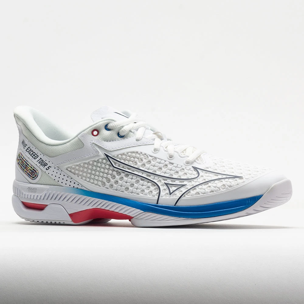 Mizuno Wave Exceed Tour 5 AC Men's White/Spellbound 7 Mizuno Wave Exceed Tour 5 AC Men's White/Spellbound - Image 5