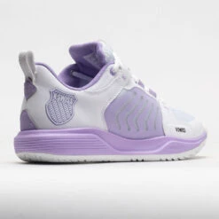 K-Swiss Ultrashot Team Women's White/Purple Rose/Moonless Night -Sneaker Hub Shop 117137 6