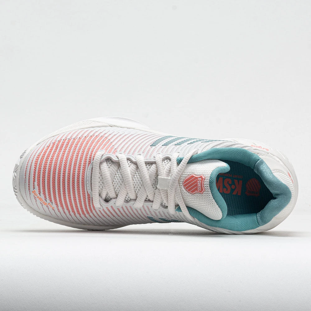 K-Swiss Hypercourt Express 2 Clay Women's Blanc De Blanc/Nile Blue/Des 5 K-Swiss Hypercourt Express 2 Clay Women's Blanc De Blanc/Nile Blue/Des - Image 3