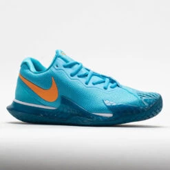Nike Zoom Vapor Cage 4 Rafa Men's Baltic Blue/Vivid Orange -Sneaker Hub Shop 117244 5