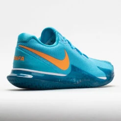 Nike Zoom Vapor Cage 4 Rafa Men's Baltic Blue/Vivid Orange -Sneaker Hub Shop 117244 6