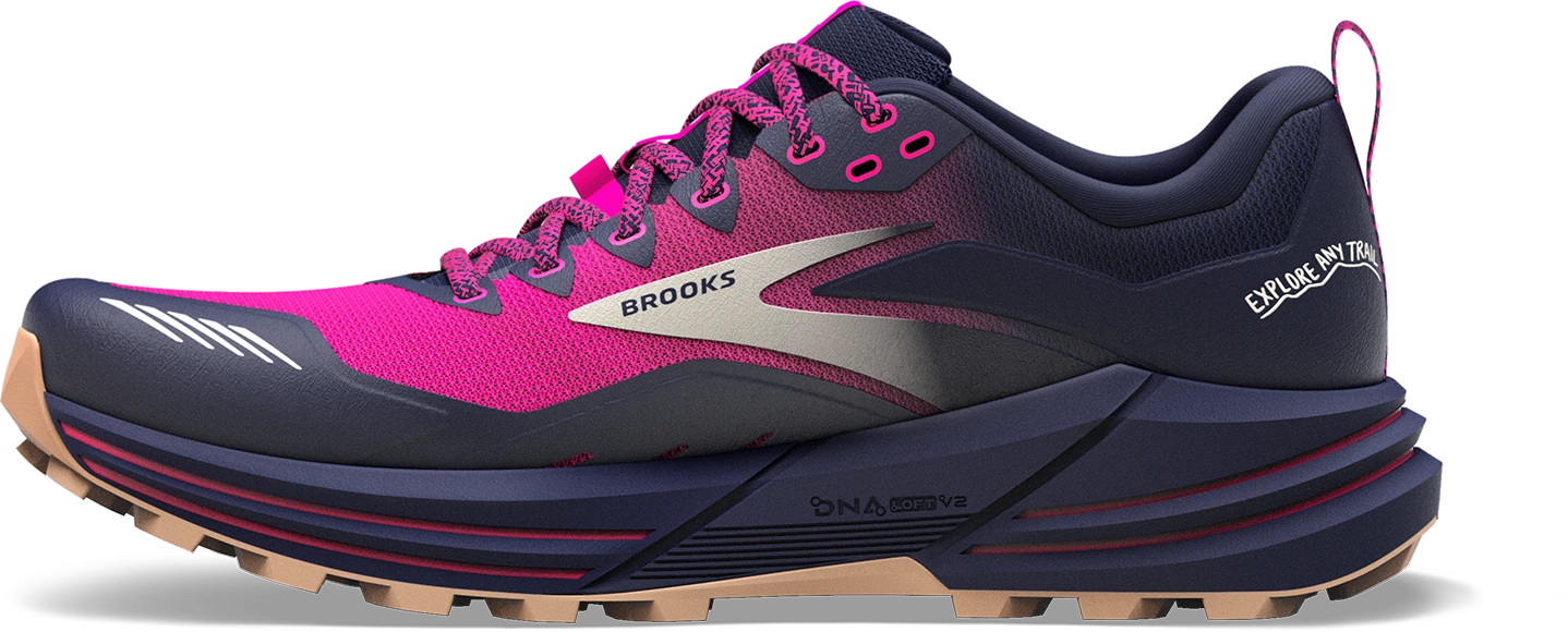 BROOKS Women's Cascadia 16 (425 - Peacoat/Pink/Biscuit) 4 BROOKS Women's Cascadia 16 (425 - Peacoat/Pink/Biscuit) - Image 2