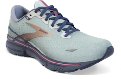 BROOKS Women's Ghost 15 (492 - Spa Blue/Neo Pink/ Copper) -Sneaker Hub Shop 120380 492 A Ghost 15