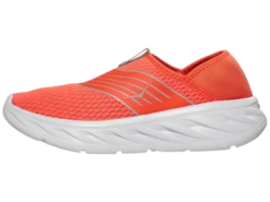 Hoka Men's Ora Recovery Shoe (MRLR - Mandarin Red/white)
