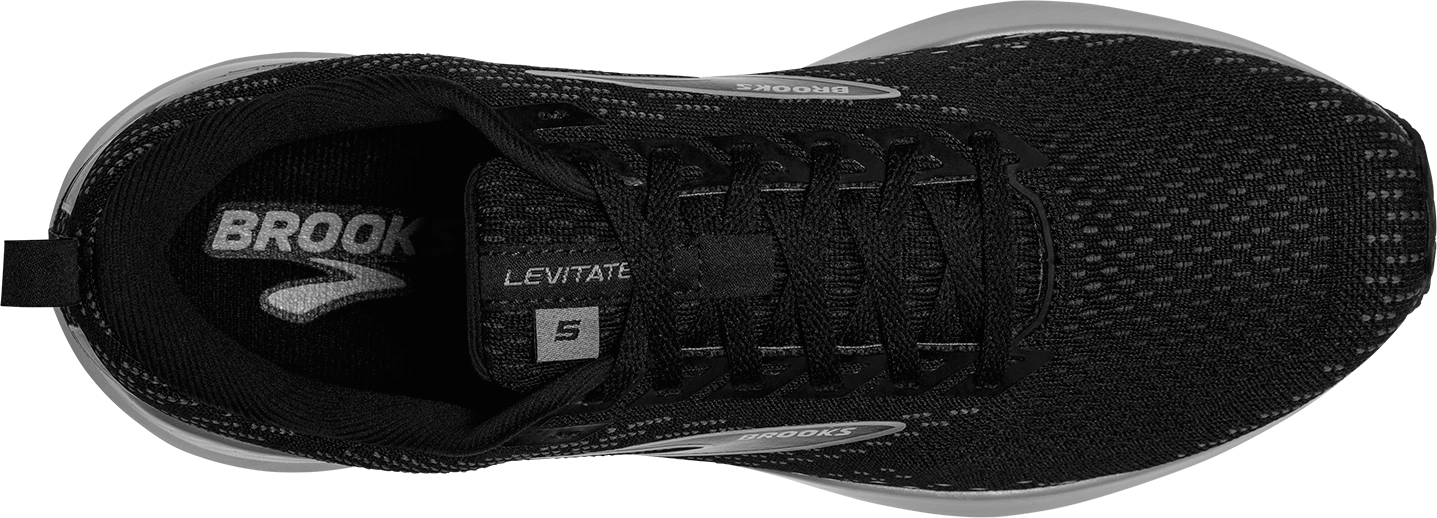 BROOKS Men's Levitate 5 GTS (051 - Black/Ebony/Grey) 7 BROOKS Men's Levitate 5 GTS (051 - Black/Ebony/Grey) - Image 5