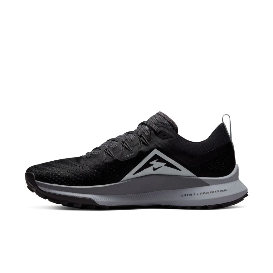 Nike Men’s React Pegasus Trail 4 (001 - Black/Aura/Dark Grey/Wolf Grey) 4 Nike Men’s React Pegasus Trail 4 (001 - Black/Aura/Dark Grey/Wolf Grey) - Image 2