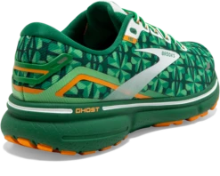 BROOKS Women's Ghost 15 “Run Lucky” (371 - Green/White/Orange) -Sneaker Hub Shop 299DAEC0 97E9 4F42 9EAC 61E3F1C21EEC