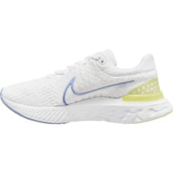 Nike Women’s React Infinity Run Flyknit 3 (100 - White/Light Marine/Citron Tint)
