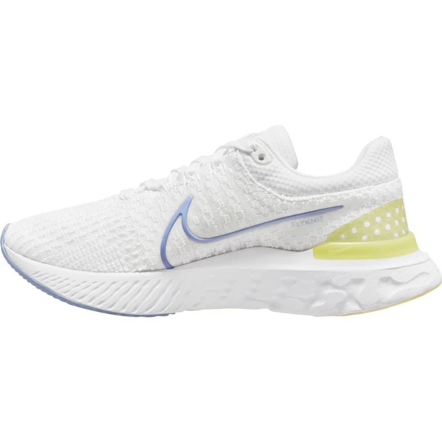 Nike Women’s React Infinity Run Flyknit 3 (100 - White/Light Marine/Citron Tint) 3 Nike Women’s React Infinity Run Flyknit 3 (100 - White/Light Marine/Citron Tint)