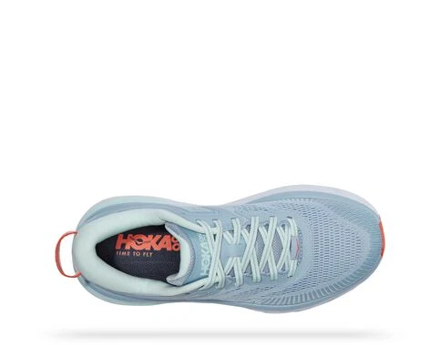 Hoka Women's Bondi 7 (BFBG - Blue Fog/Blue Glass) 7 Hoka Women's Bondi 7 (BFBG - Blue Fog/Blue Glass) - Image 5