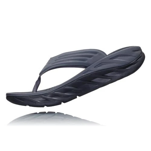Hoka Men's Ora Recovery Flip (FGDGG - Grey/black) 3 Hoka Men's Ora Recovery Flip (FGDGG - Grey/black)