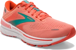 BROOKS Women’s Adrenaline GTS 22 (680 - Coral/Latigo Bay/White) -Sneaker Hub Shop 520FD73B F6F2 402A BE9C CD7BD322A236