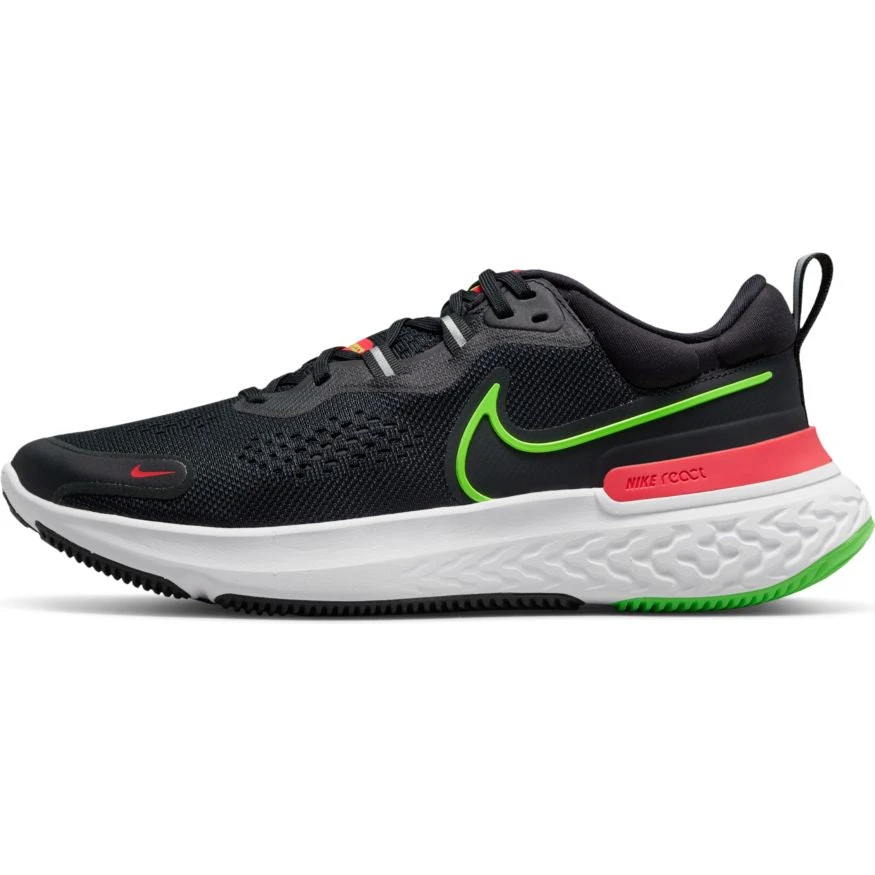 Nike Men’s React Miler 2 (006 - Black/Green Strike/Siren Red/White) 3 Nike Men’s React Miler 2 (006 - Black/Green Strike/Siren Red/White)