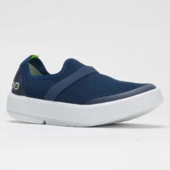 OOFOS OOmg Low Women's White/Navy -Sneaker Hub Shop 631140 5