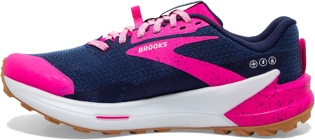 BROOKS Women’s Catamount 2 (425 - Peacoat/Pink/Biscuit) 4 BROOKS Women’s Catamount 2 (425 - Peacoat/Pink/Biscuit) - Image 2