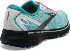 BROOKS Women's Ghost 14 (141 - White/Black/Blue Light) -Sneaker Hub Shop 7E634710 98D2 4DAD A492 8FB2BC99D3DA