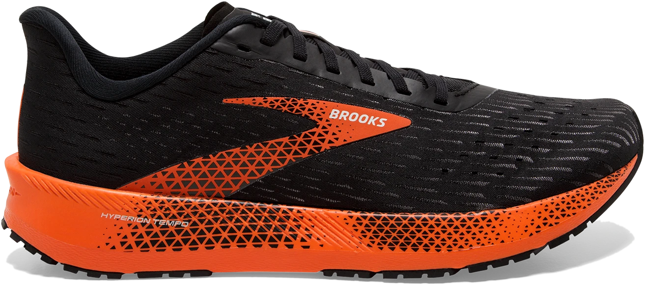 BROOKS Men’s Hyperion Tempo (064 - Black/Flame/Grey) 3 BROOKS Men’s Hyperion Tempo (064 - Black/Flame/Grey)