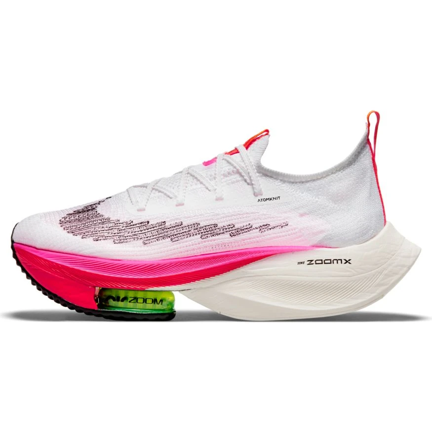 Nike Women's Air Zoom Alphafly NEXT% "Rawdacious" (100 - White/Black-Black-Black) 4 Nike Women's Air Zoom Alphafly NEXT% "Rawdacious" (100 - White/Black-Black-Black) - Image 2