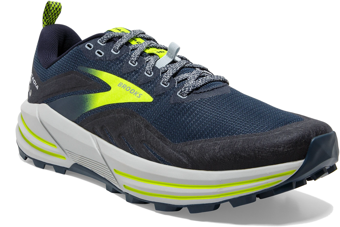 BROOKS Men’s Cascadia 16 (411 - Titan/Peacoat/Nightlife) 5 BROOKS Men’s Cascadia 16 (411 - Titan/Peacoat/Nightlife) - Image 3